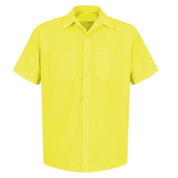 Men's Enhanced Visibility Short Sleeve Work Shirt Thumbnail