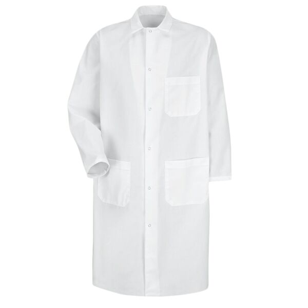 Unisex Butcher Coat with Exterior Chest Pocket Thumbnail