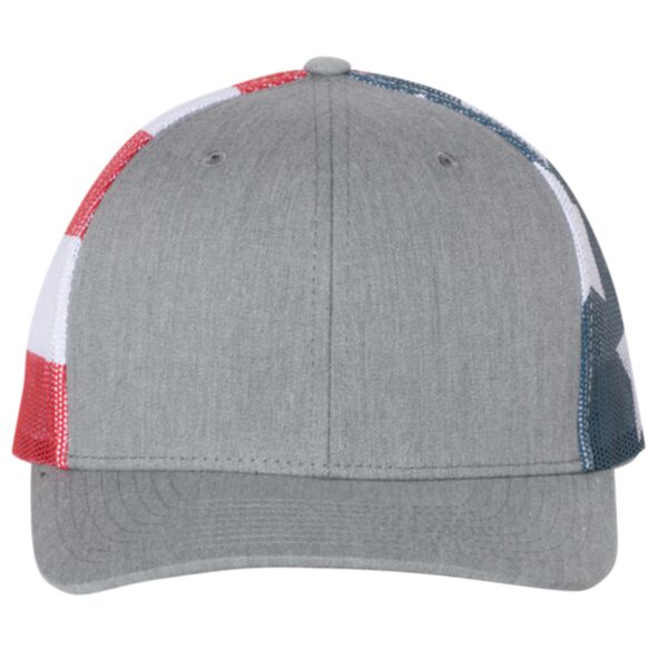 Super Fast Hats 112PM - Printed Mesh Trucker Cap - In Stock Ready To Embroider  Thumbnail