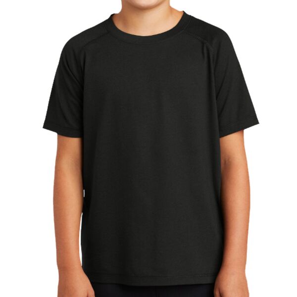 Sport Tek - ® Youth PosiCharge ® Tri Blend Wicking Raglan Tee Thumbnail