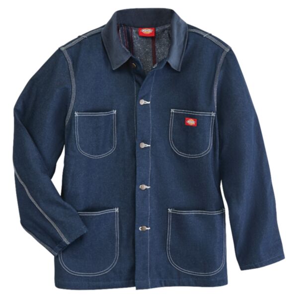 Fleece Lined Chore Denim Jacket Thumbnail