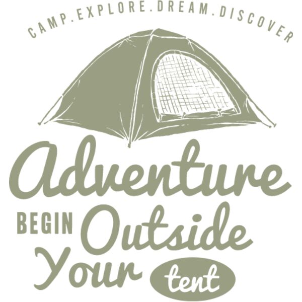 Adventure Begin Outside Your Tent Thumbnail