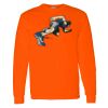 Safety Long Sleeve  Special Gildan Heavy Cotton Long Sleeve T-Shirt Thumbnail