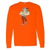 Safety Long Sleeve  Special Gildan Heavy Cotton Long Sleeve T-Shirt Thumbnail