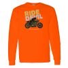 Safety Long Sleeve  Special Gildan Heavy Cotton Long Sleeve T-Shirt Thumbnail
